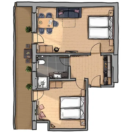 Appartementhaus Sonnalm Appartement *